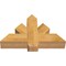 Ekena Millwork Kennewick Rough Sawn Timber Gable Bracket, Western Red Cedar, 36"W x 23"H x 6"D x 6"F, 15/12 Pitch GBW036X23X0606KEN00RWR - alternate 5